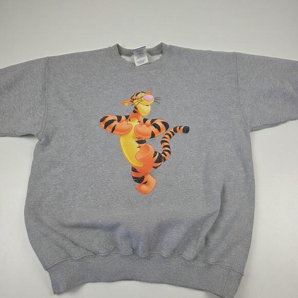 Pooh 100 Acre Collection Sweatshirt Mens Large Tigger Disney Crewneck Graphic - Picture 4 of 10